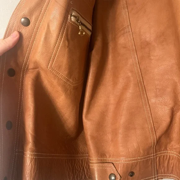 Brown Cropped Cowboy Jacket - Picture 10 of 16
